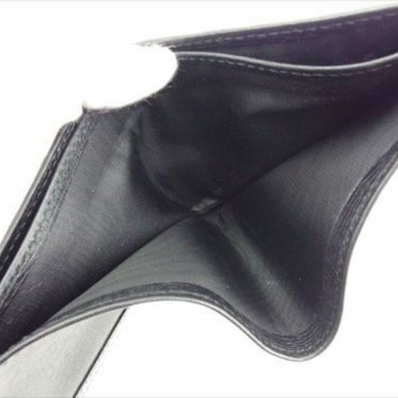 Gucci Wallet Purse Bifold Black leather Woman unisex Authentic Used - Picture 4 of 8